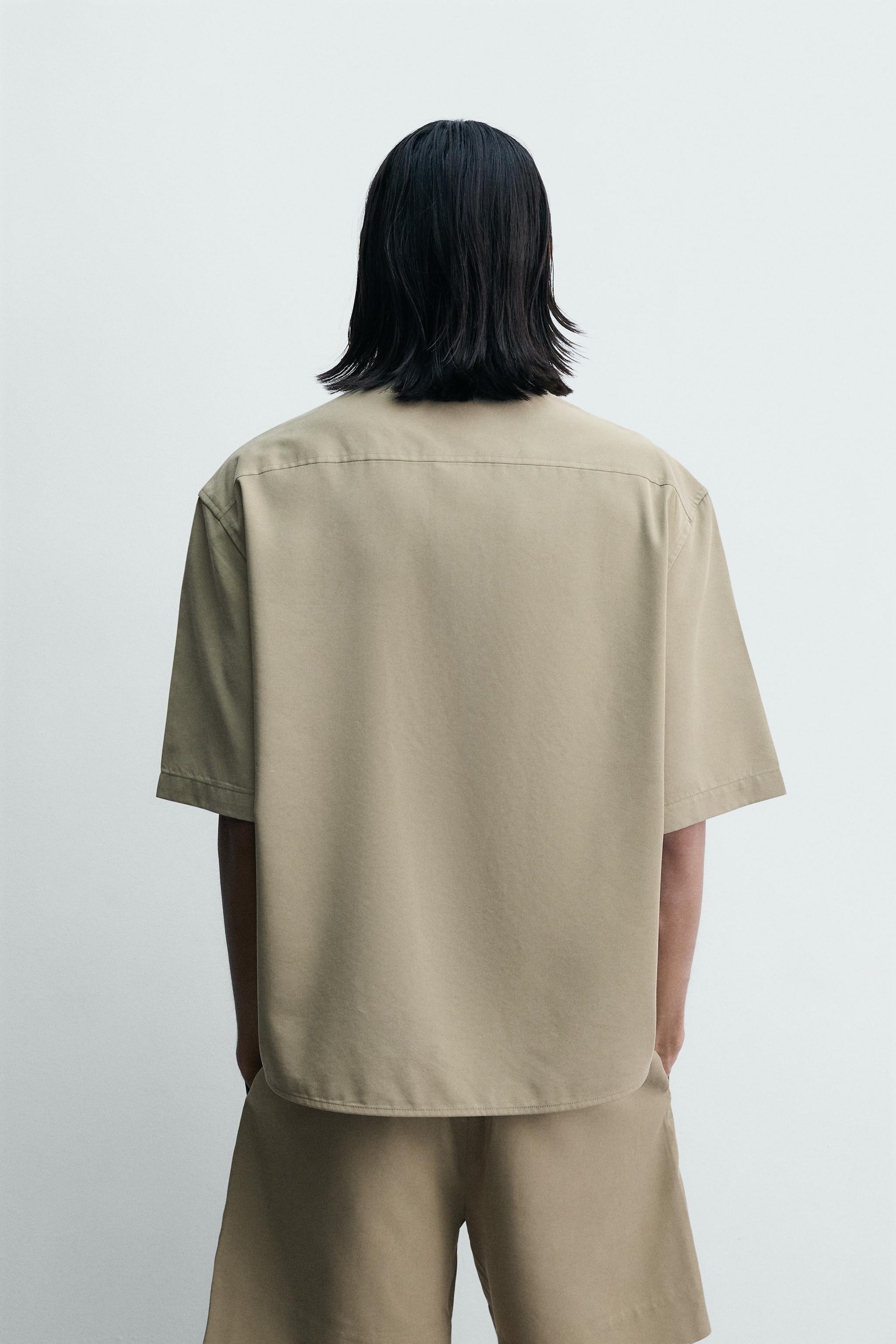 CHEMISE RELAXED FIT EFFET DÉLAVÉ